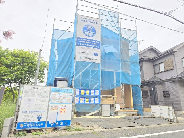 青梅市新町7丁目　全1棟の前面道路含む現地写真