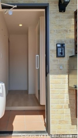 ミミエデン筑後の玄関|明るい玄関です