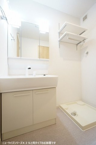 ミミエデン筑後の洗面所|使いやすい洗面所です