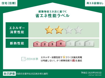 【外観】 | リバーレジェンド３ | 省エネ性能ラベル