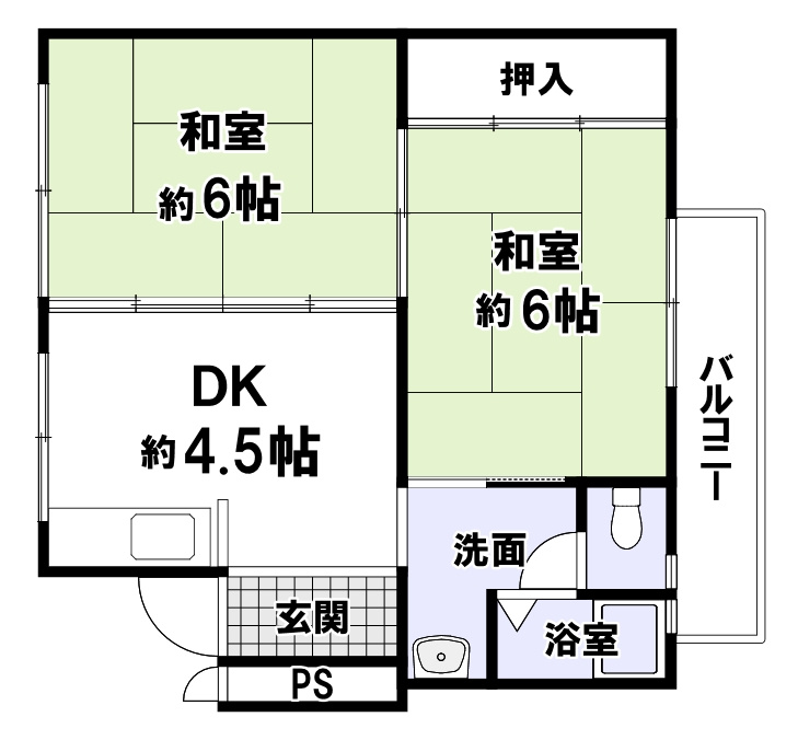 メゾン津之江の間取り
