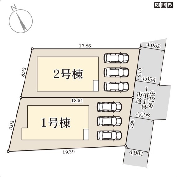 リーブルガーデン合志市須屋第十二の区画図