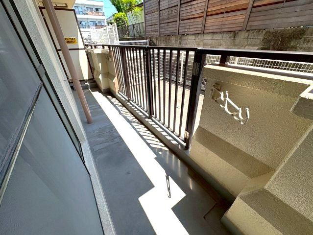 ヴィラ仲谷向陽台のバルコニー