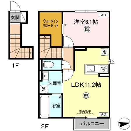 あかりⅢの間取り