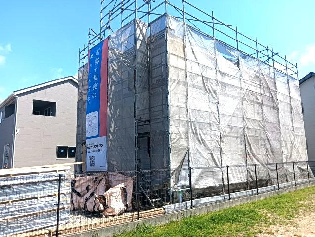 佐賀市木原　第6　3号棟の外観|建築中