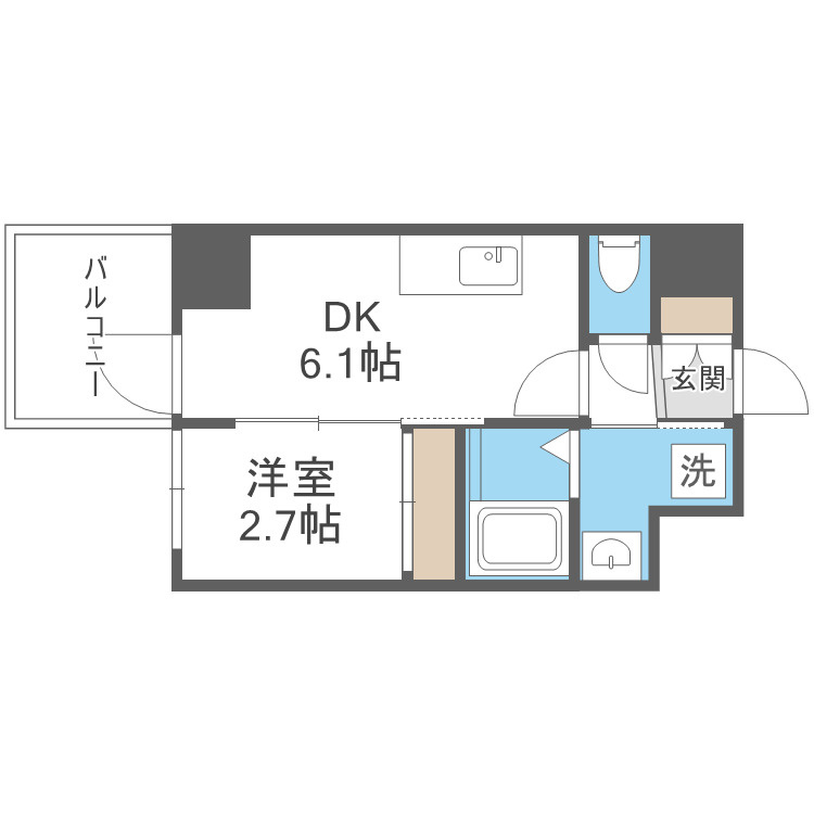 セレニテ新大阪グランデミリューの間取り