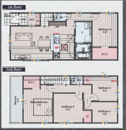  | 【名古屋市中川区供米田3丁目1502新築戸建号1号棟】✨️仲介手数料無料✨️豊治小学校・供米田中学校