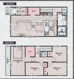  | 【名古屋市中川区供米田3丁目1502新築戸建号5号棟】✨️仲介手数料無料✨️豊治小学校・供米田中学校