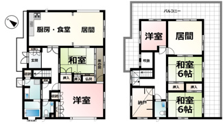 【間取り】 | 鶴の里