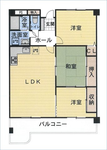 パレ・ロワイヤル岩橋の間取り