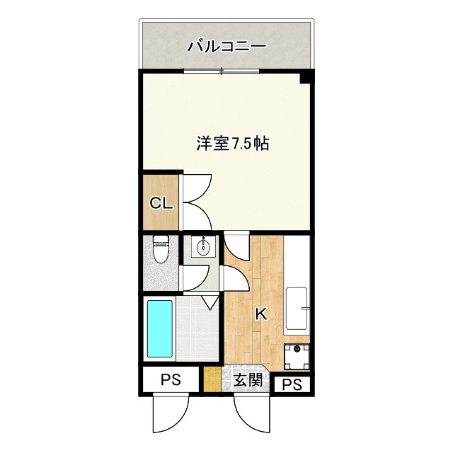 アメニティー水上の間取り