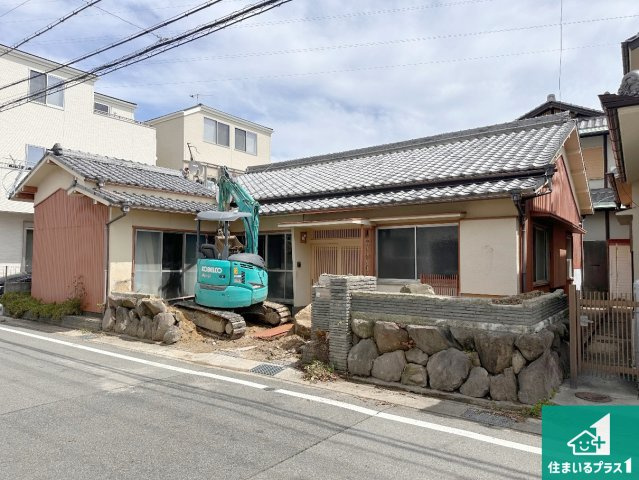 明石市大道町　第1期　売土地の外観|現地写真（2026年4月5日） 現在古家解体作業中！
