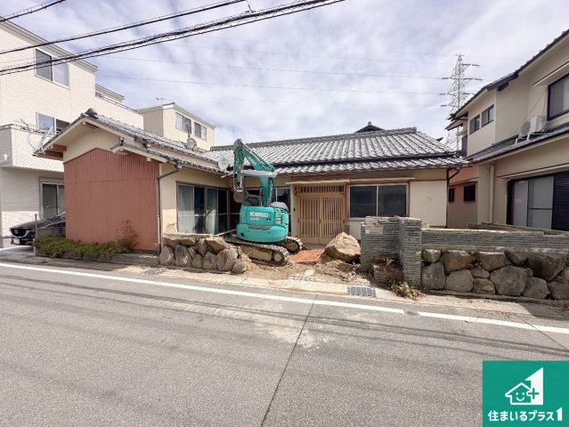 明石市大道町　第1期　売土地の外観|現地写真（2026年4月5日） 現在古家解体作業中！