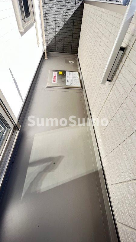 ラポール岡本のバルコニー