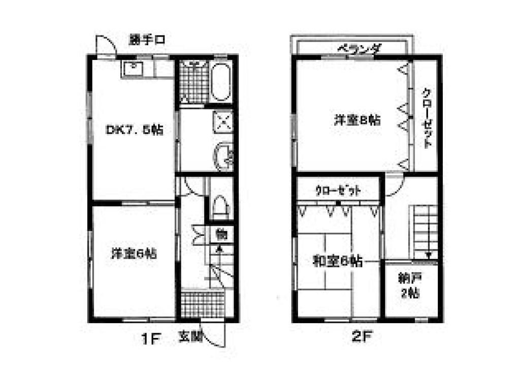 ハイツ森本の間取り