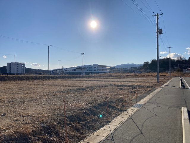 双葉郡広野町駅東ニュータウン分譲地A３　陽当たり良好！閑静な住宅地 建築条件なし不動産プラスの前面道路含む現地写真|分譲地西側からの写真です。陽当たりの良さをご確認ください。こちらの分譲地に新築の方にはご家族構成等条件により広野町より補助金が給付されます。詳しくはお問い合わせください。