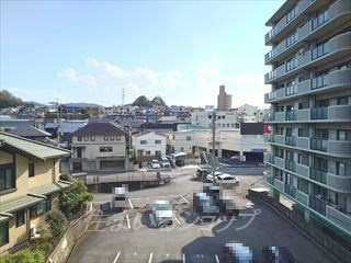 ベルドミールⅠの展望|募集のお部屋（402号室）からの眺望です！