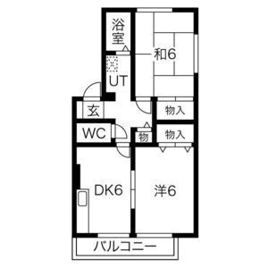 セゾン東須磨の間取り