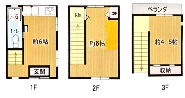吾妻通６丁目貸家の間取り