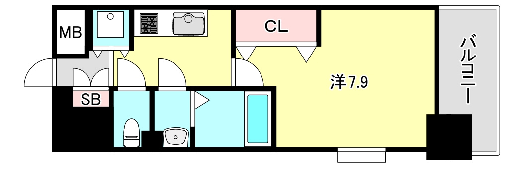 Luxe神戸WESTの間取り