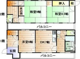 上細沢戸建ての間取り