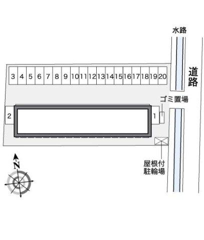 レオパレスＹＯＵＴＯの区画図