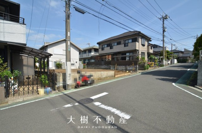 【前面道路含む現地写真】 | 海老名市国分寺台５丁目　売地　全１区画【仲介手数料無料】