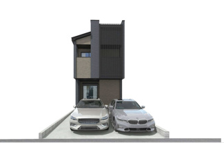 【外観パース】 | 千種区高見1丁目新築戸建 | キャンペーン対象物件です♪詳細は弊社ホームページもしくはスタッフまでお気軽にお問合せ下さいませ♪ お役に立てる自信があります♪