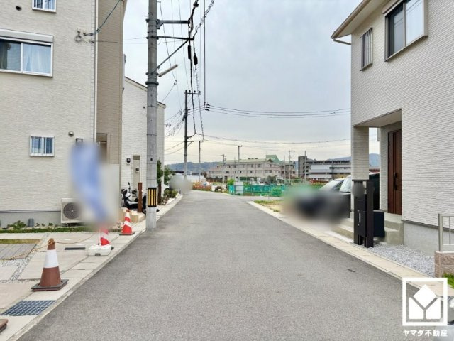 伏見区羽束師古川町　10号地の前面道路含む現地写真|2026/4/6　現地写真更新