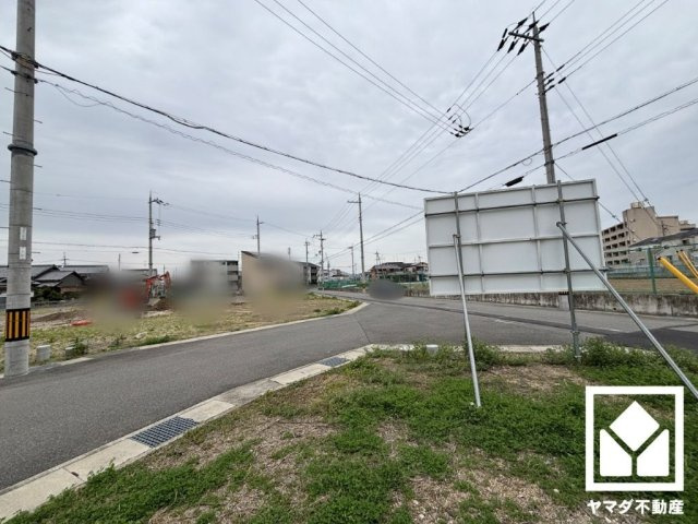 伏見区羽束師古川町　10号地の前面道路含む現地写真|2026/4/6　現地写真更新