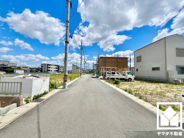 伏見区羽束師古川町　10号地の前面道路含む現地写真|5月9日　現地写真更新