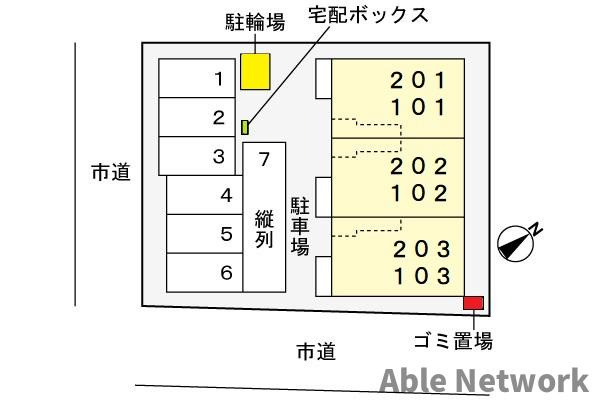 コンフォルターブルⅥの区画図