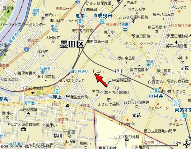 プロムナード・アンジュ押上の地図