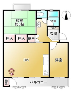 【間取り】 | メゾン高槻２号棟