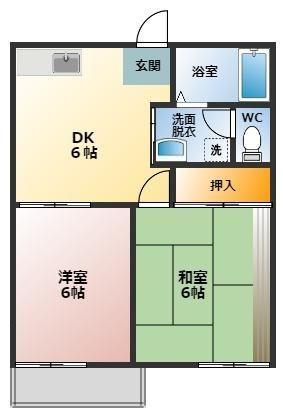 サンコーポ中山の間取り