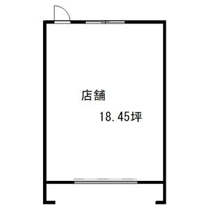 グランデージ向日葵　店舗の間取り