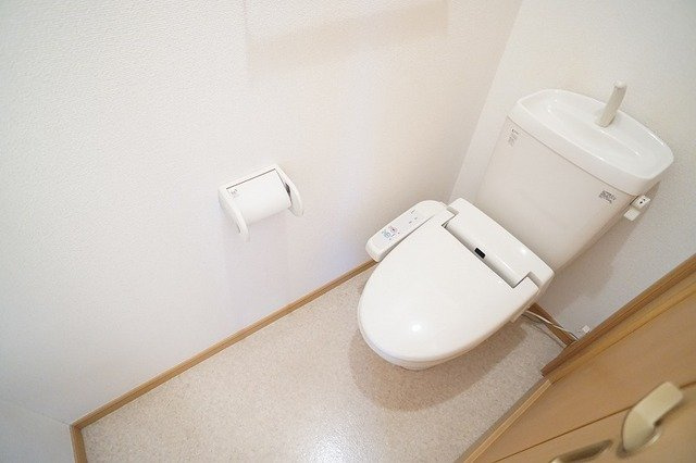 【賃貸アパート】アドラブール　Ａのトイレ|落ち着いたトイレです