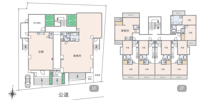 東京都練馬区投資用1棟マンション【パールビル】「2025年大規模修繕工事済」「上石神井駅徒歩2分」の間取り