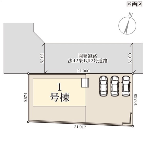 リーブルガーデン合志市野々島の区画図