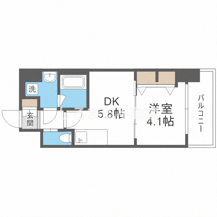 スプランディッド安土町の間取り