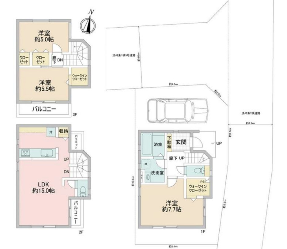 中古/新座市栗原4丁目の間取り|3LDK