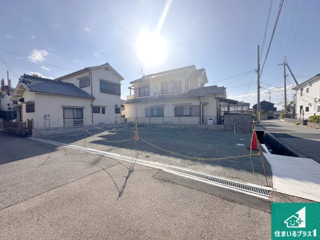 明石市大久保町江井島　第3期　新築一戸建ての外観|周辺は落ち着いた街並みの住宅地！子育てがしやすい住環境です！まだ未完成ですが、現地でしかわからない事もございます。是非一度ご覧ください。