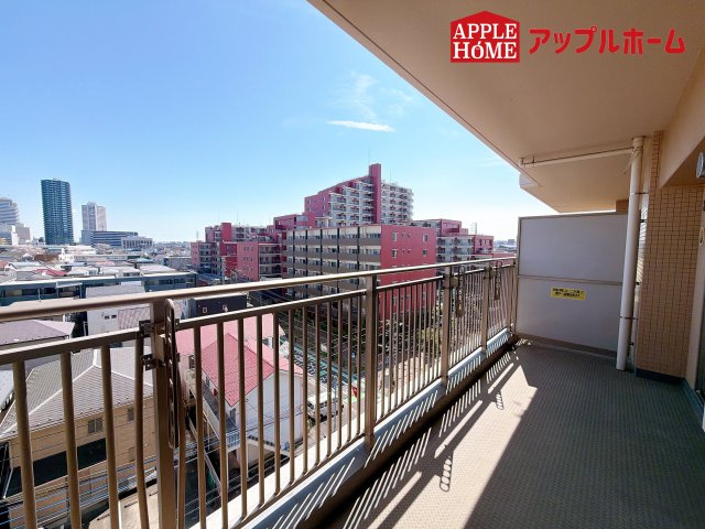 [中古マンション] さいたま市中央区上落合 パークシティ大宮セントラルタワーのバルコニー|バルコニーからの展望はこちら