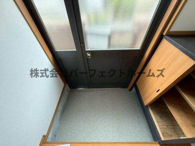 成美町平屋　賃貸の玄関|シンプルで使いやすい玄関です