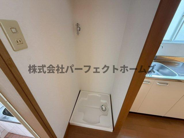 成美町平屋　賃貸の設備|洗濯機置場です