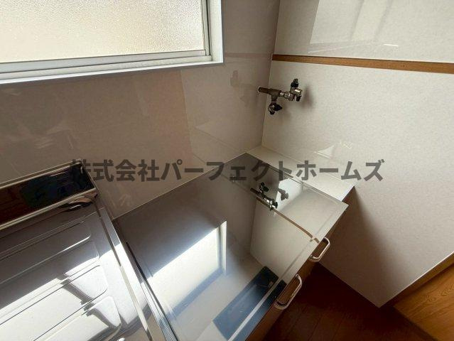 成美町平屋　賃貸のキッチン|コンパクトなキッチンで掃除もラクラク