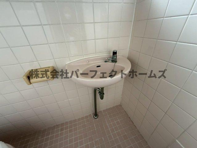 成美町平屋　賃貸の洗面所|使いやすい洗面所です