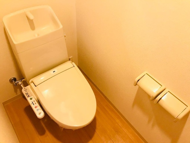 熊本市中央区上水前寺１丁目の賃貸マンションのトイレ