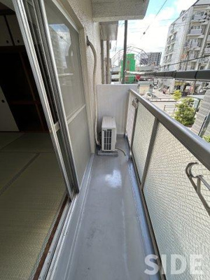 【バルコニー】 | 日商岩井京橋ハイツ | ※別号室参考画像