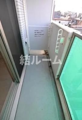 板橋区中丸町の賃貸マンションのバルコニー